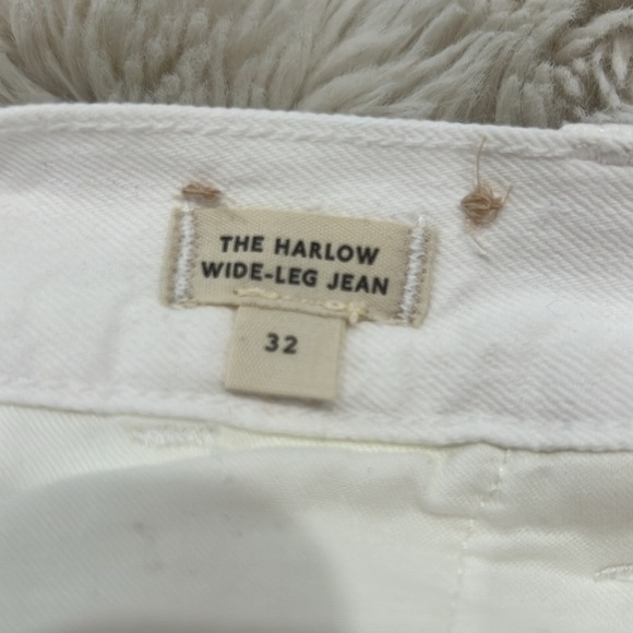 NWT Madewell The Harlow Wide-Leg Jean White - Picture 7 of 7